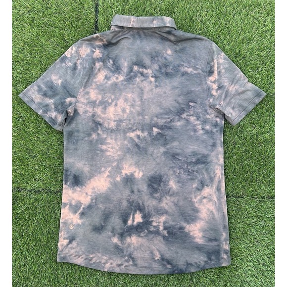 Lululemon Evolution, Short Sleeve Polo, Diamond Dye, Sedona Sunset Graphite, S - Picture 7 of 7